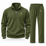 Corduroy Quarter Zip Tracksuit