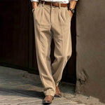 Straight Leg Corduroy Pants