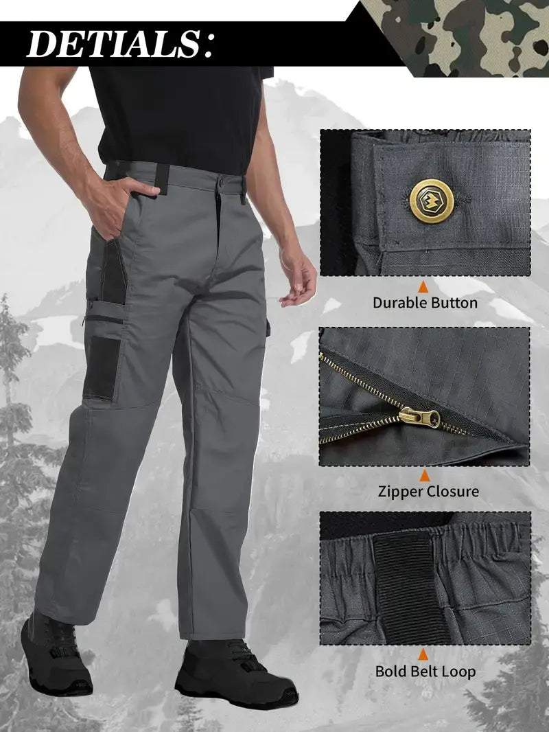Pantalones de trabajo tácticos para hombre: resistentes y versátiles