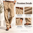 Men's Premium Corduroy Straight Leg Pants