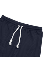 Zweiteiler in Struktur-Jacquard: Kapuzenpullover & Jogginghose