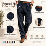 Straight Leg Corduroy Pants