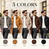 Men’s Premium-Look Suede Jacket – Timeless Everyday Style