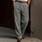 Straight Leg Corduroy Pants