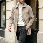 Men’s Premium-Look Suede Jacket – Timeless Everyday Style