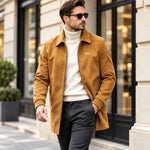Men’s Premium-Look Suede Jacket – Timeless Everyday Style