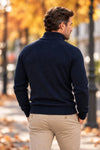 Refined Quarter Zip Sweater