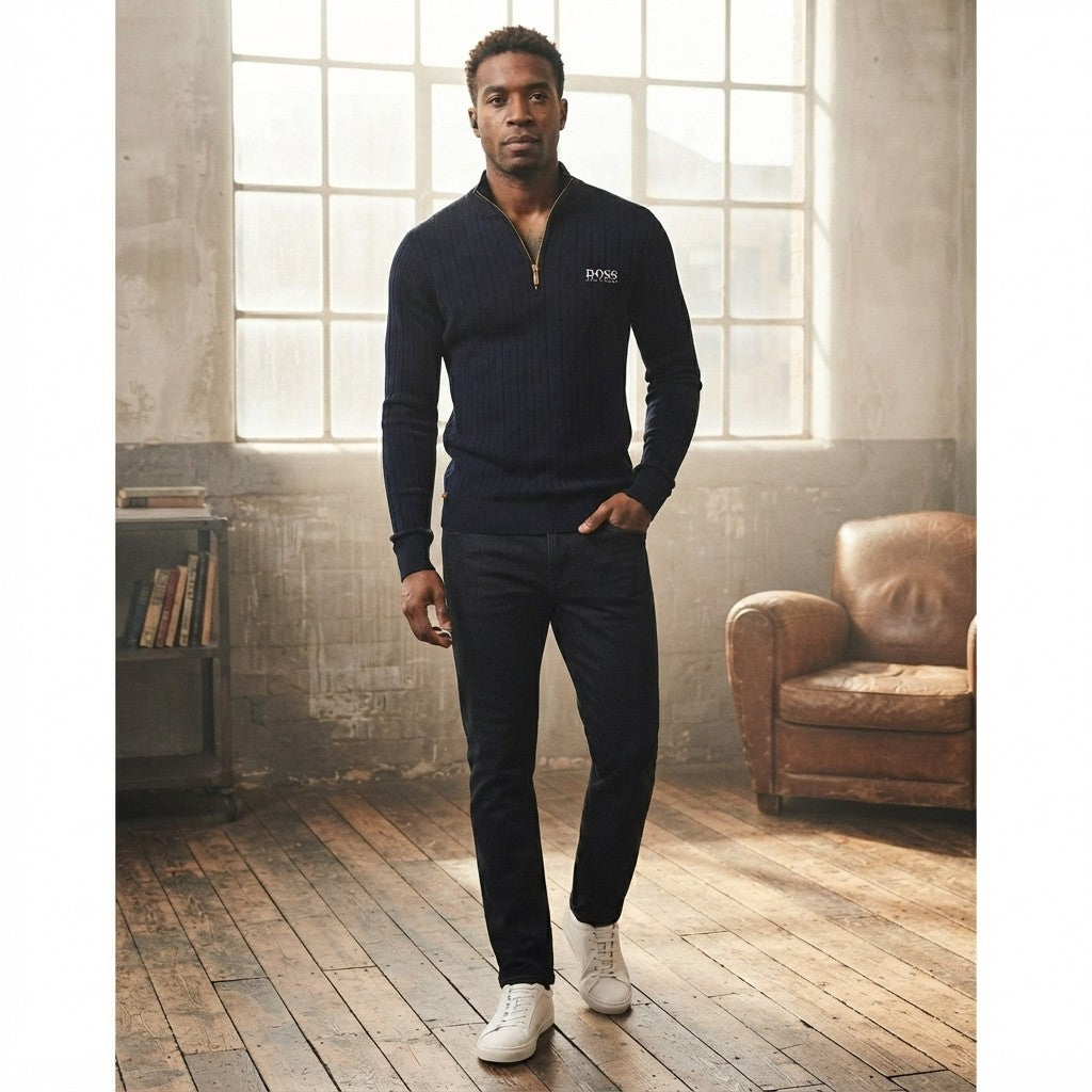 Classic Quarter-Zip Sweater