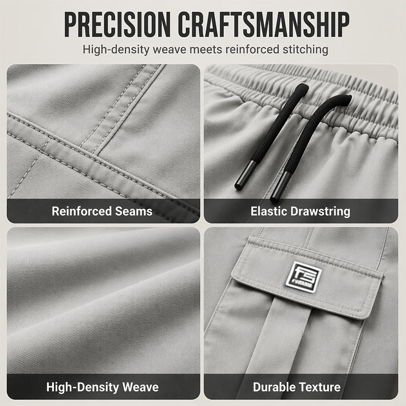 Pantalones cargo informales y holgados para hombre