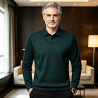 Men's False Two-Piece Long Sleeve Top